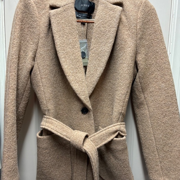 J. Crew Italian Boiled Wool Jacket Size 6 NWT - Picture 6 of 9